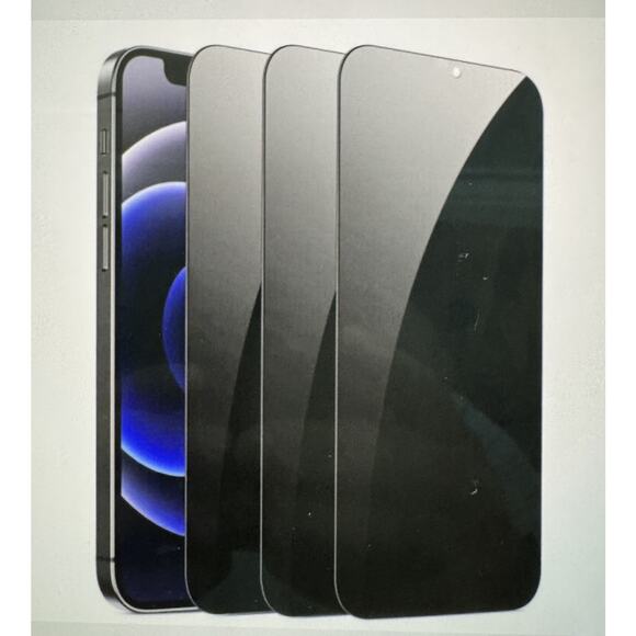 For iPhone 16 9h Tempered Glass Privacy Screen Protector - Picture 4 of 7